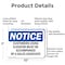 Signmission Customers Using Elevator Must Be Accompanied OSHA Notice Sign, Aluminum, 10in W x 7in L, 2PK OS-2PACK-NS-A-710-L-10882 - alternate 2